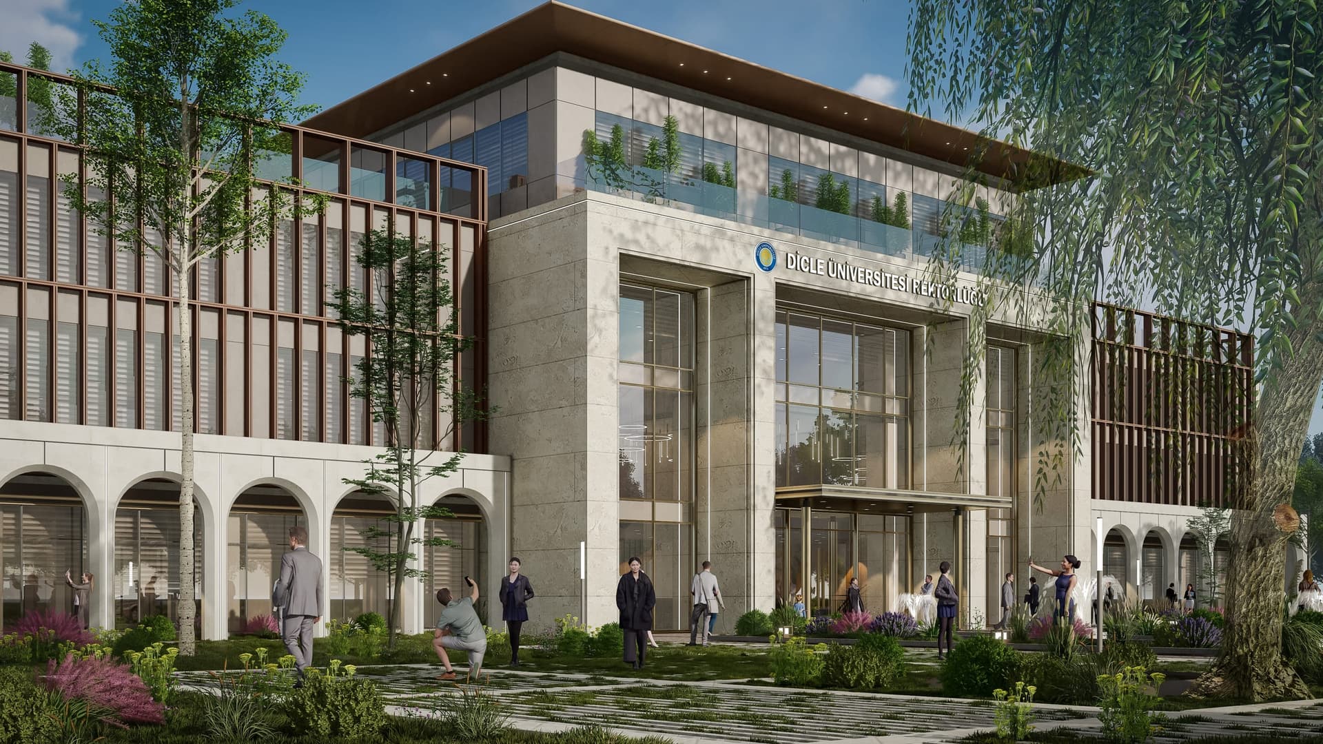 Dicle Üniversitesi Rektörlük Binası — saha fotoğrafı 2