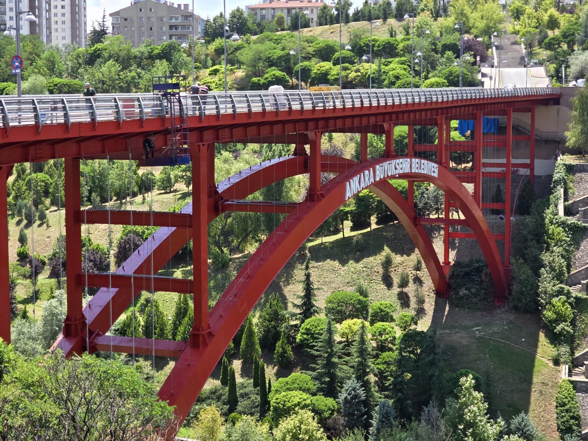 Dikmen Valley Steel Bridge Modernisation — site photograph 2